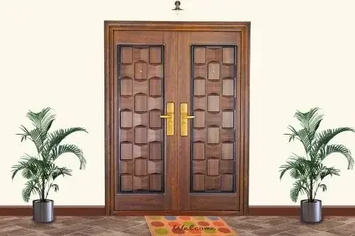 -أبواب محورية للمدخل الأمني بت - مراجعة Interior Design Organic Modern وسعره