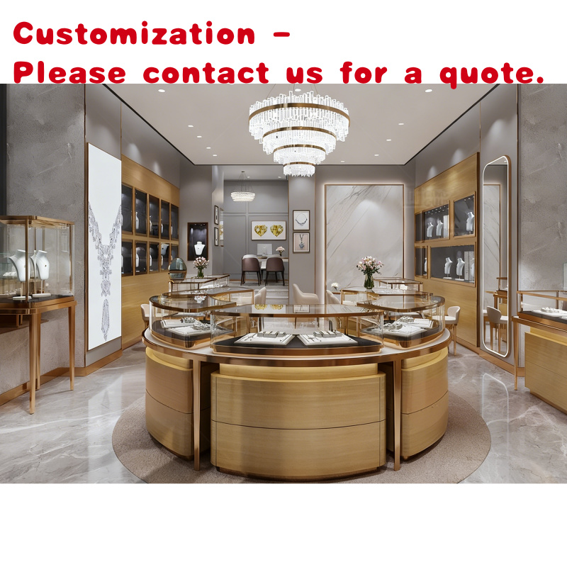 Custom.تصميم داخلي لمتجر مجوهر - مراجعة Interior Design Dubai وسعره