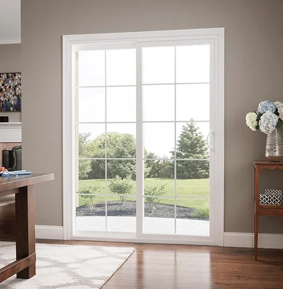 -باب منزلق زجاجي بإطار PVC أبي - مراجعة Interior Design Organic Modern وسعره