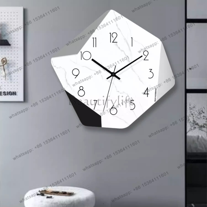 ساعة حائط إسكندنافية إبداعية ب - مراجعة Interior Design Organic Modern وسعره