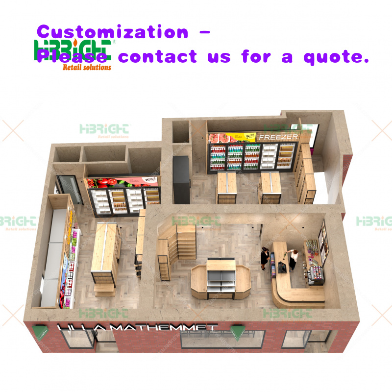 تصميم داخلي فاخر وعصري لمتاجر  - مراجعة Interior Design Layout وسعره